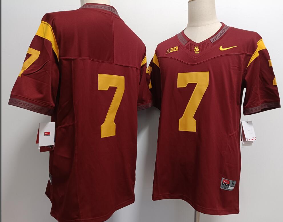 USC Trojans #7 Moss Jersey