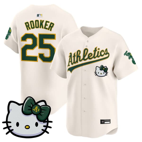 Unisex Athletics Hello Kitty Vapor Premier Limited Jersey – All Stitched Brent Rooker   #25