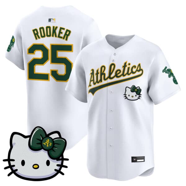 Unisex Athletics Hello Kitty Vapor Premier Limited Jersey – All Stitched Brent Rooker   25