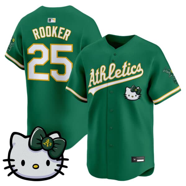 Unisex Athletics Hello Kitty Vapor Premier Limited Jersey – All Stitched Brent Rooker