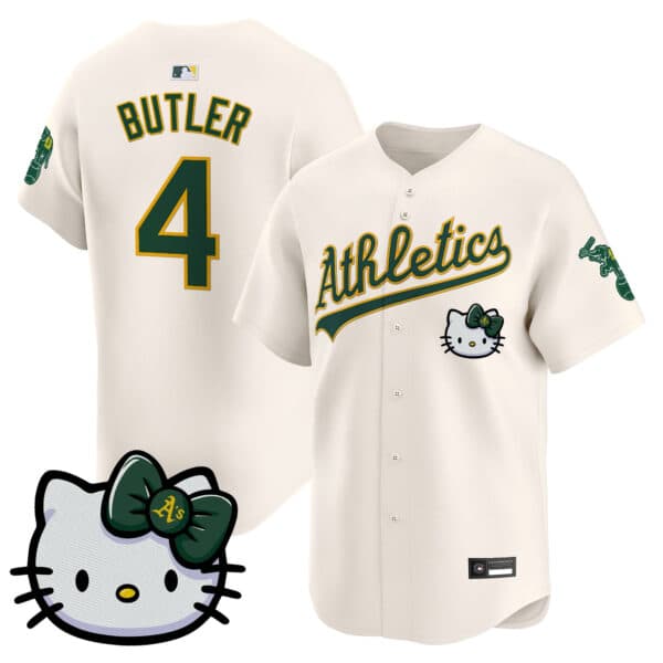 Unisex Athletics Hello Kitty Vapor Premier Limited Jersey – All Stitched Lawrence Butler # 4