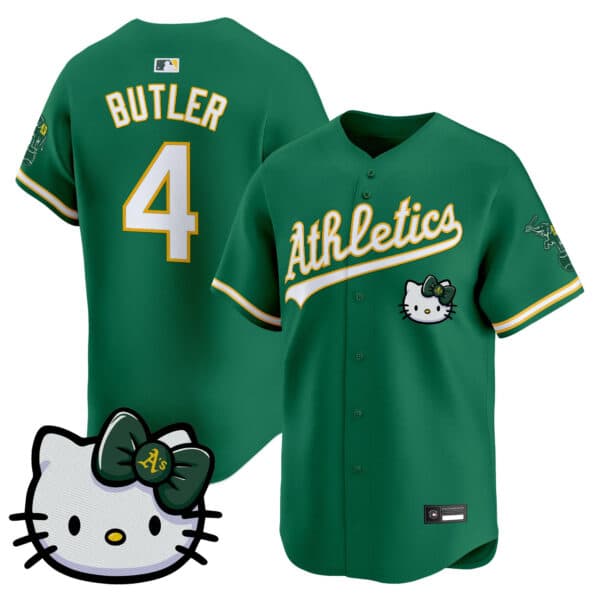 Unisex Athletics Hello Kitty Vapor Premier Limited Jersey – All Stitched Lawrence Butler