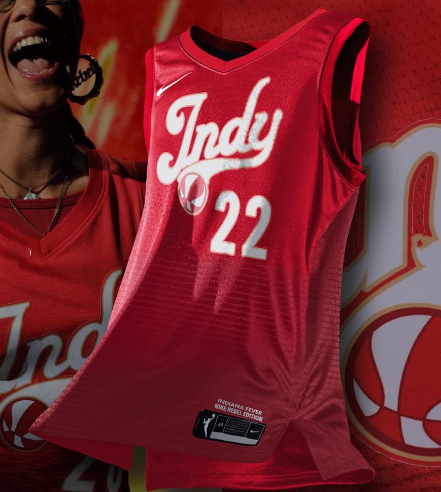 Unisex Indiana Fever Nike Red Victory Custom Jersey - Rebel Edition_1