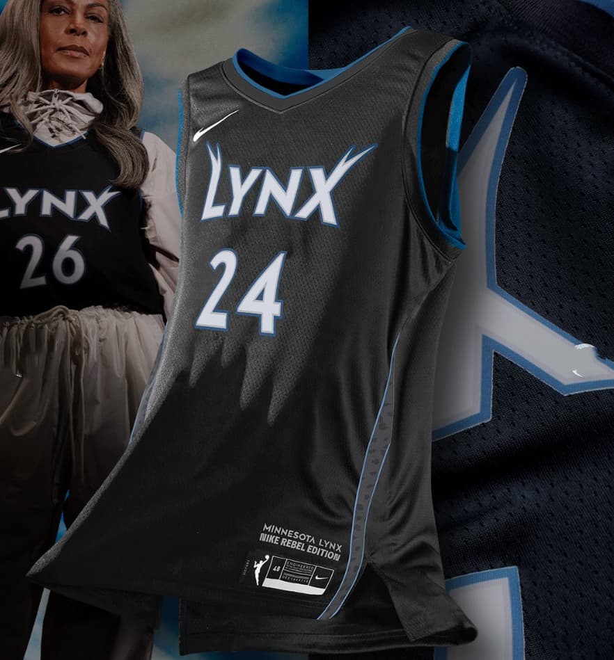 Unisex Minnesota Lynx Nike Black Victory Custom Jersey - Rebel Edition (2)