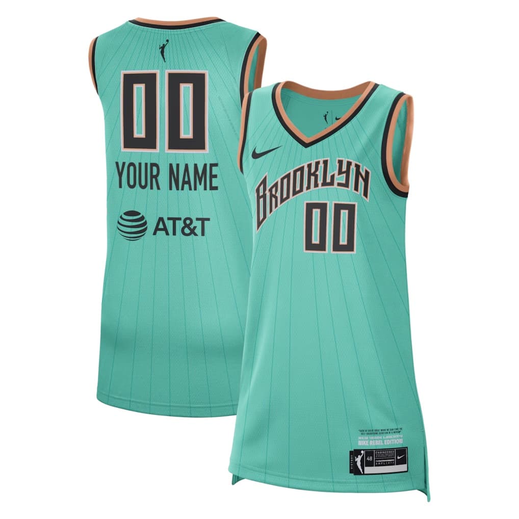 Unisex New York Liberty Nike Mint Victory Custom Jersey - Rebel Edition