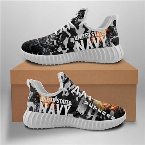 United States Navy Mesh Knit Sneakers
