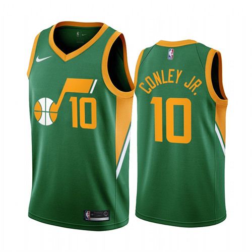 Utah Jazz #10 Mike Conley Green NBA Swingman 2020-21 Earned Edition Jersey