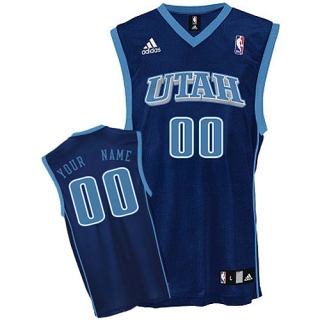 Utah Jazz Youth Custom blue Utah Jersey