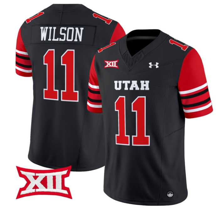 Utah Utes 2024 Vapor Limited Football Jersey - All Stitched BLACK #11 ISAAC WILSON