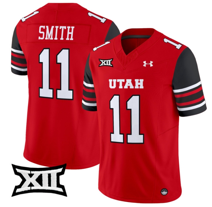 Utah Utes 2024 Vapor Limited Football Jersey - All Stitched RED #11 ALEX SMITH