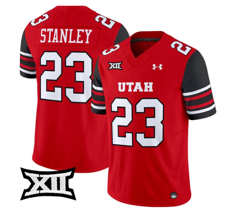 Utah Utes 2024 Vapor Limited Football Jersey - All Stitched RED #23 DIJON STANLEY
