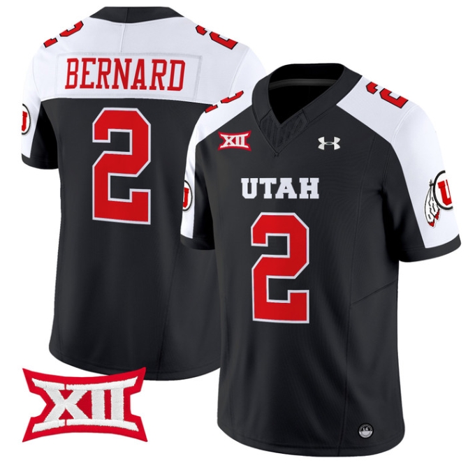 Utah Utes 2024 Vapor Limited Football Jersey - All Stitched RED ALTERNATE #2 MICAH BERNARD