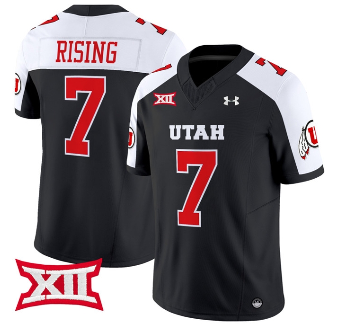 Utah Utes 2024 Vapor Limited Football Jersey - All Stitched RED ALTERNATE #7 CAMERON RISING