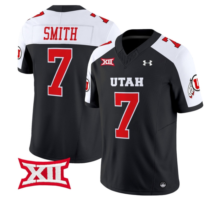 Utah Utes 2024 Vapor Limited Football Jersey - All Stitched RED ALTERNATE #7 STEVE SMITH SR.
