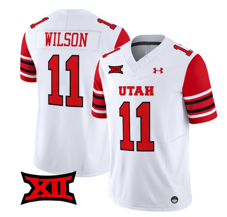 Utah Utes 2024 Vapor Limited Football Jersey - All Stitched WHITE #11 ISAAC WILSON
