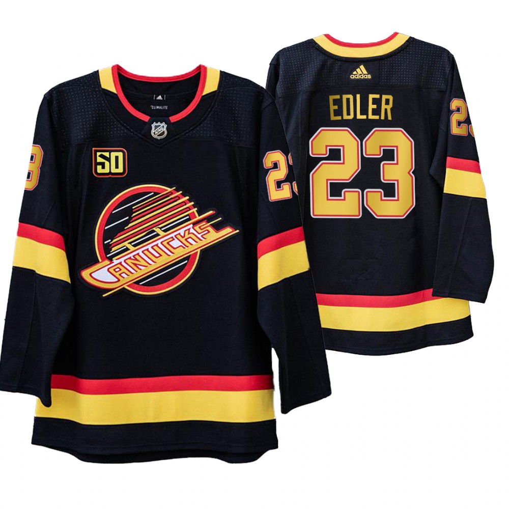 Vancouver Canucks Alexander Edler 50th Anniversary Men's Skate Jersey