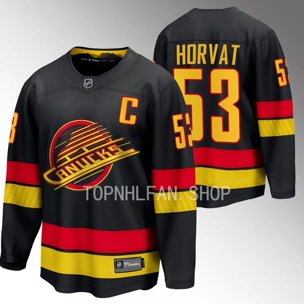 Vancouver Canucks Bo Horvat Black 2023-24 Alternate Breakaway Player Jersey