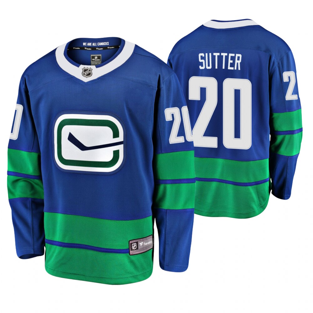 Vancouver Canucks Brandon Sutter Men's Alternate Premier Breakaway Player Jersey