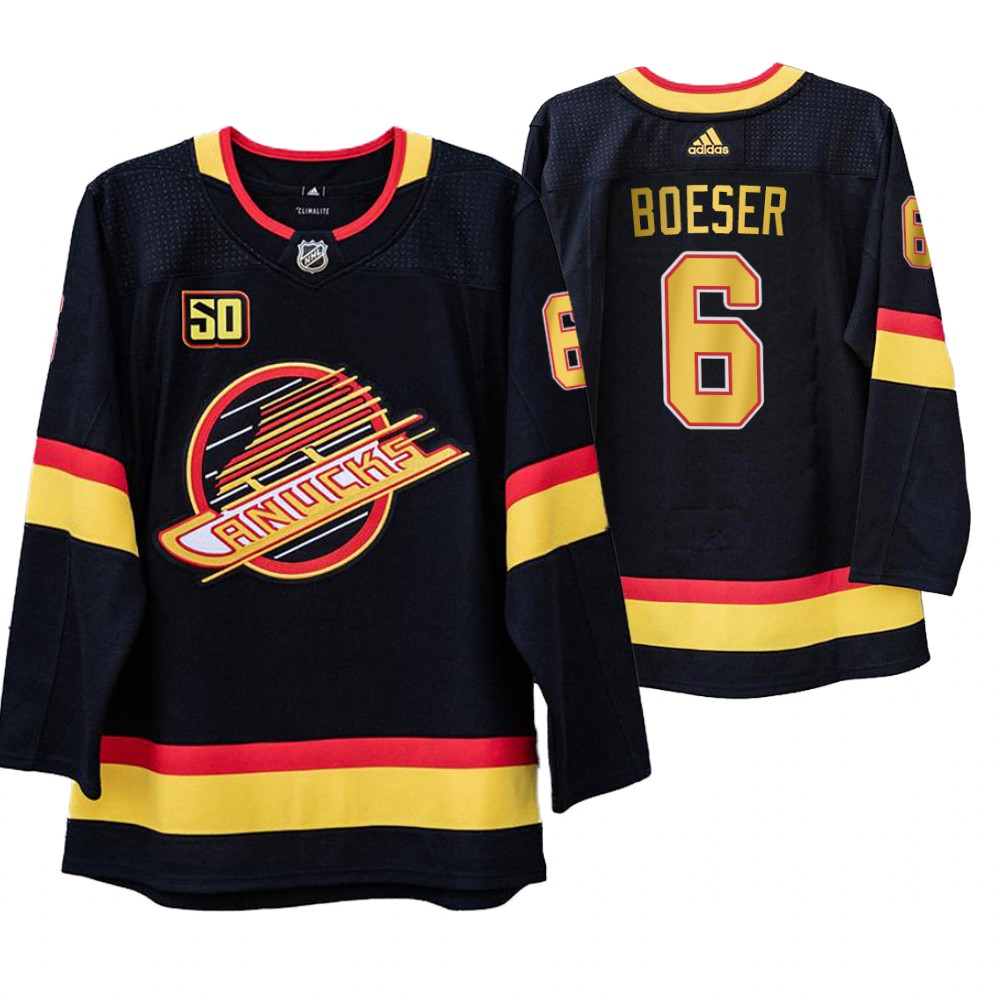 Vancouver Canucks Brock Boeser 50th Anniversary Men's Skate Jersey
