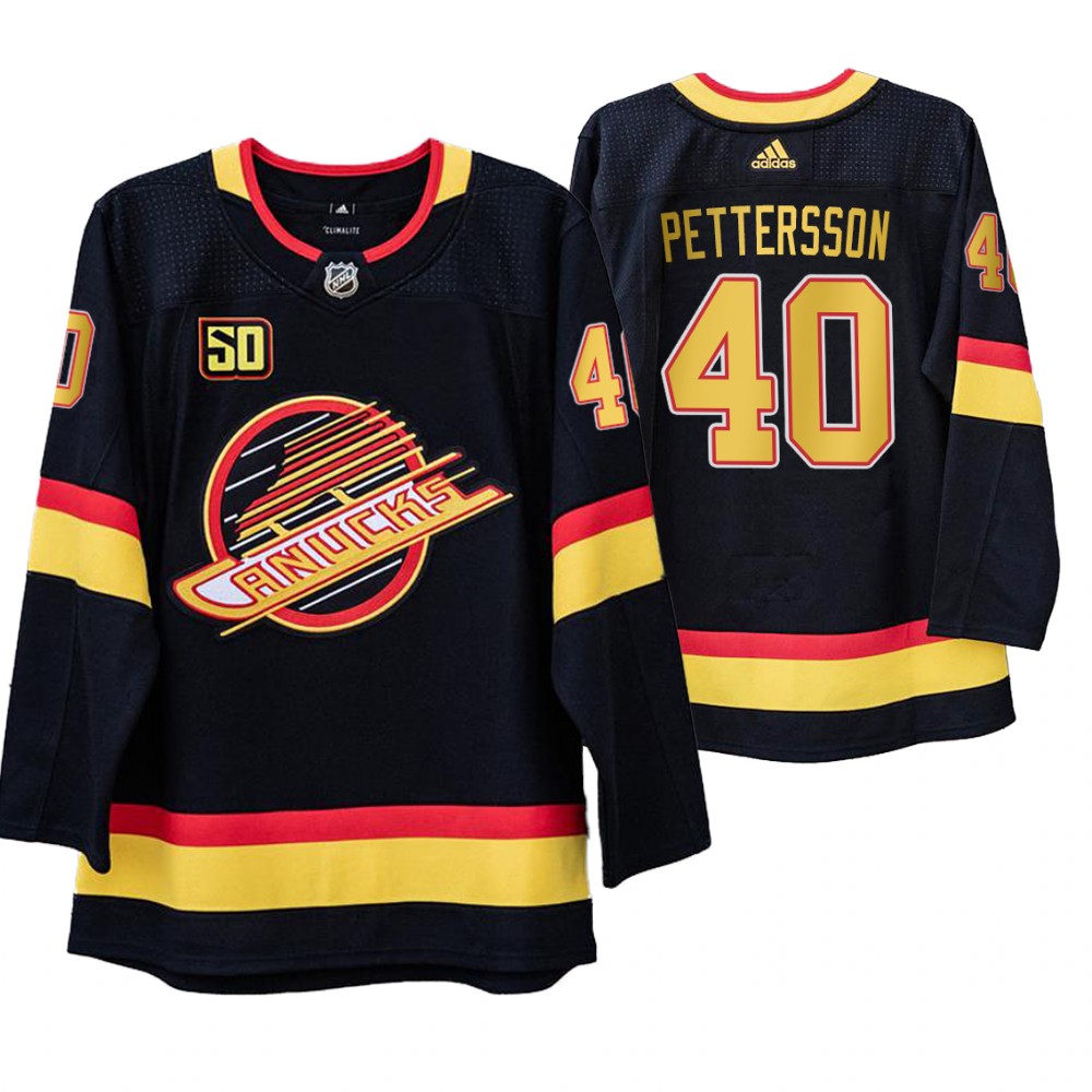 Vancouver Canucks Elias Pettersson 50th Anniversary Men's Skate Jersey