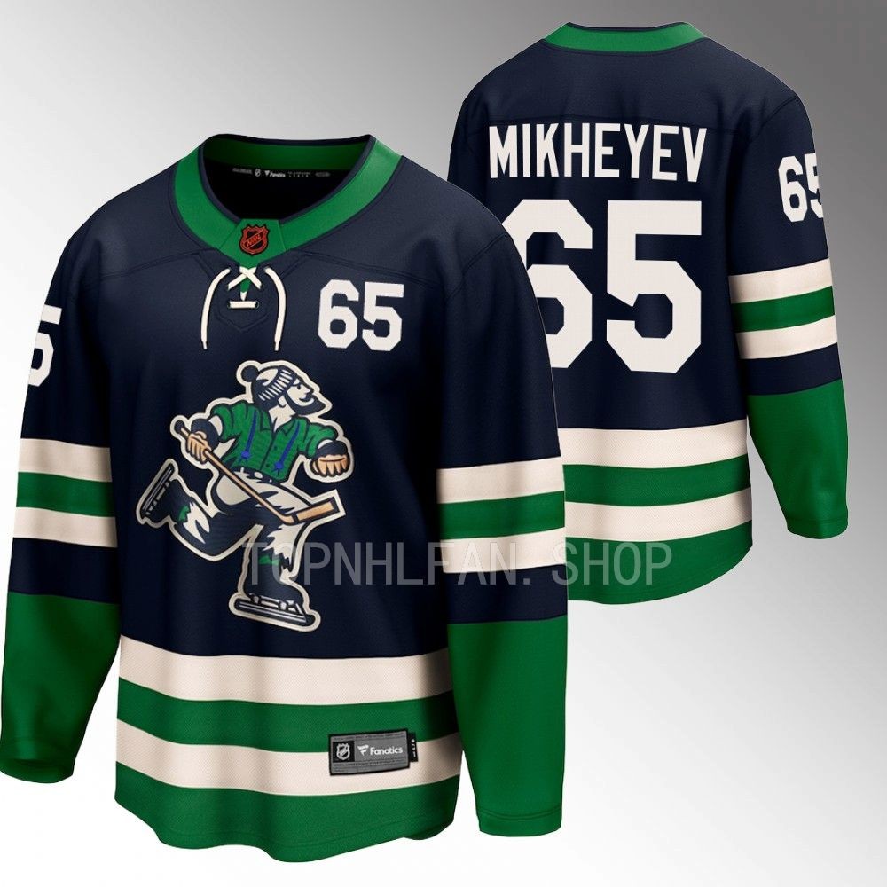 Vancouver Canucks Ilya Mikheyev Navy 2022 Special Edition 2.0 Breakaway Retro Jersey