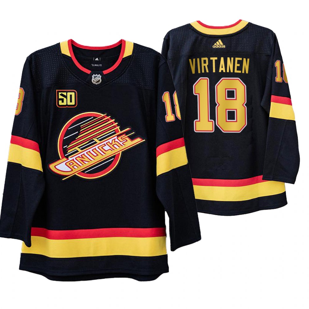Vancouver Canucks Jake Virtanen 50th Anniversary Men's Skate Jersey