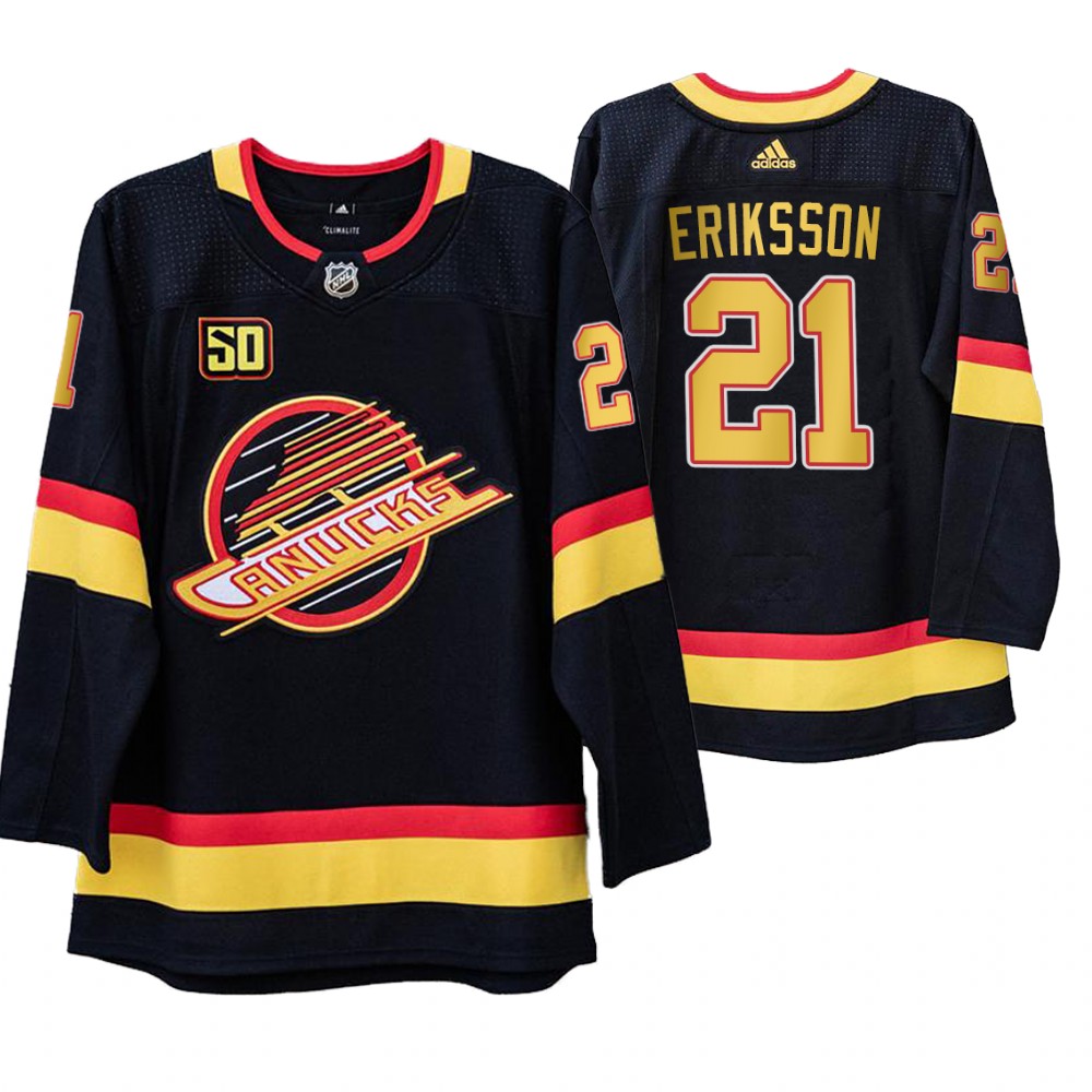 Vancouver Canucks Loui Eriksson 50th Anniversary Men's Skate Jersey