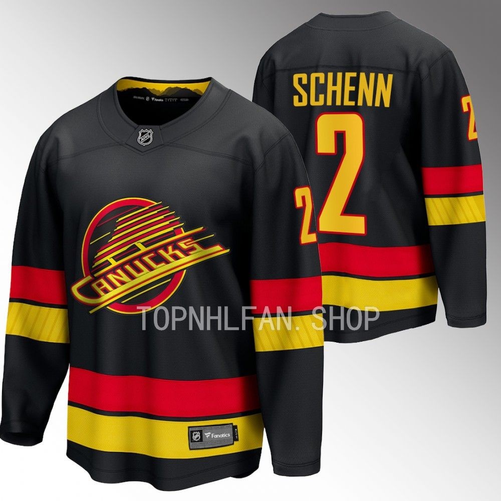 Vancouver Canucks Luke Schenn Black 2023-24 Alternate Breakaway Player Jersey
