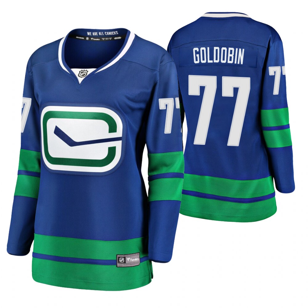 Vancouver Canucks Nikolay Goldobin Women's Alternate Premier Breakaway Player Jersey