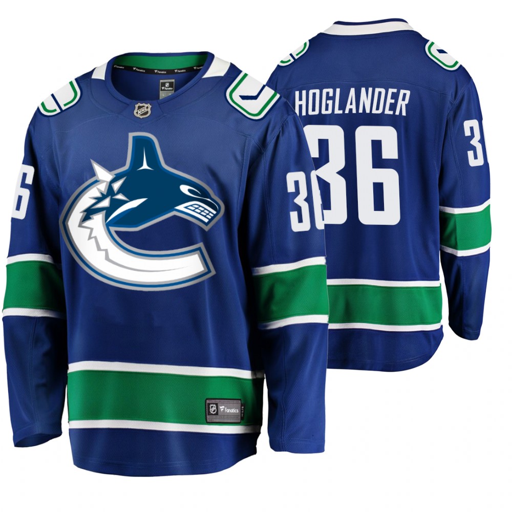 Vancouver Canucks Nils Hoglander Men's Home Breakaway Player Jersey