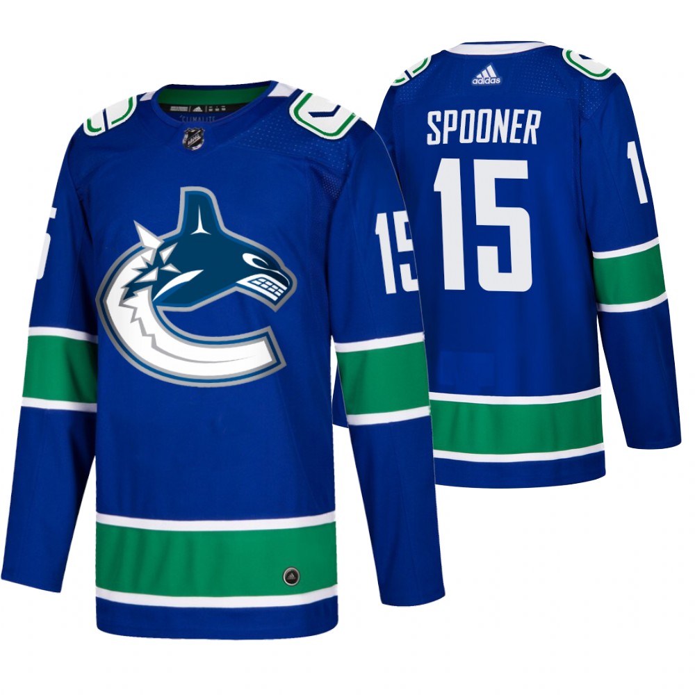 Vancouver Canucks Ryan Spooner Men's Home Authentic adidas Jersey