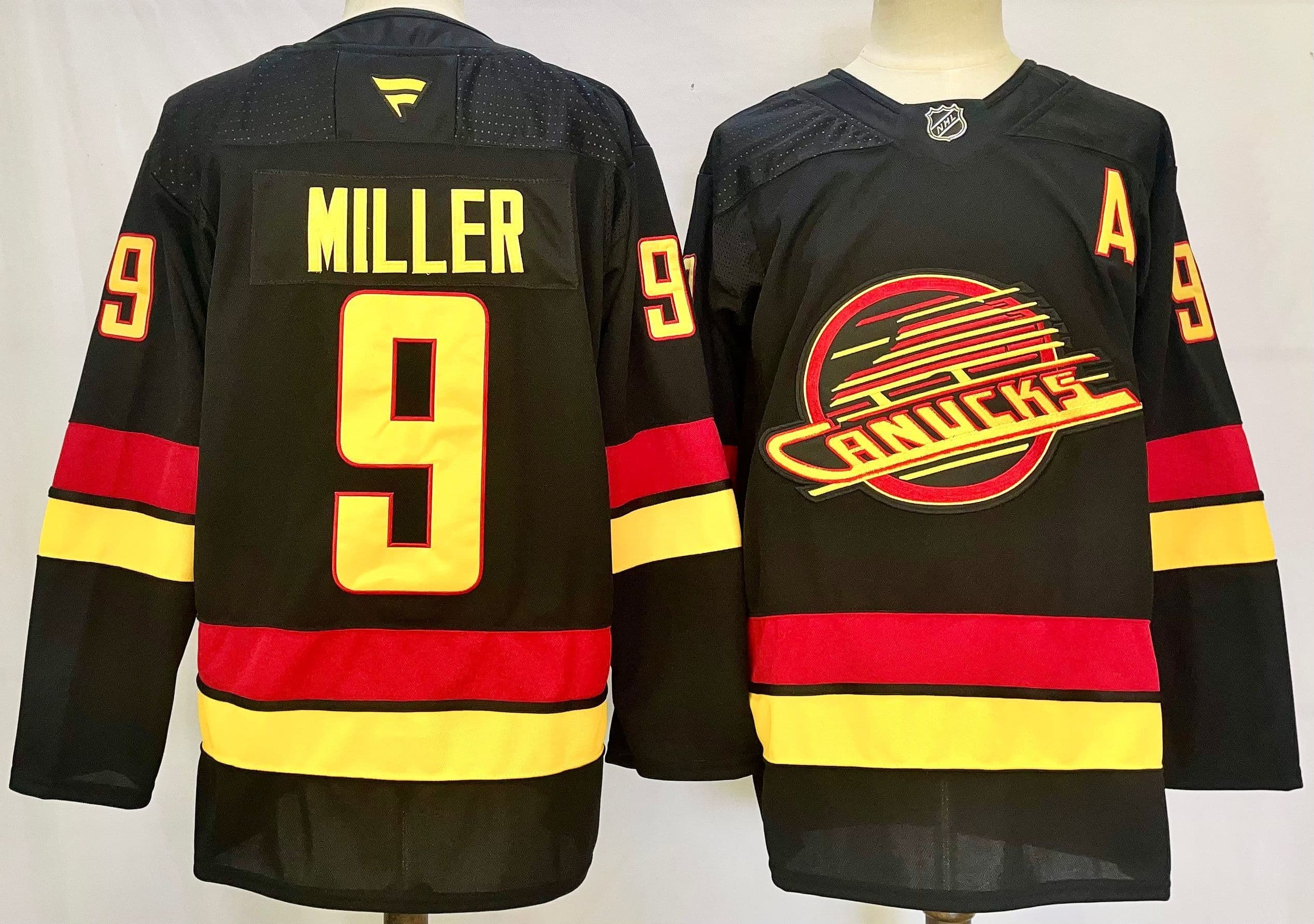 Vancouver Canucks hockey jersey J.T. Miller  9