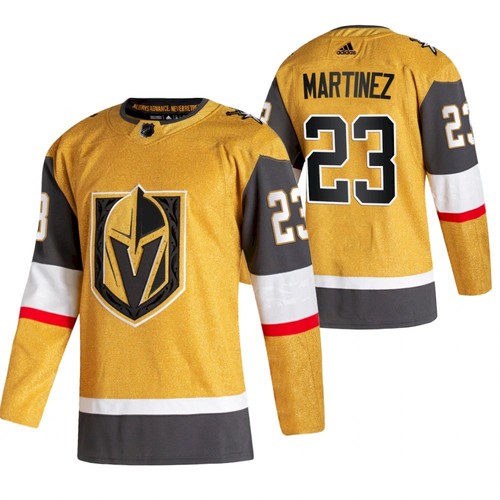 Vegas Golden Knights #23 Alec Martinez 2020-21 Men Gold Alternate Jersey