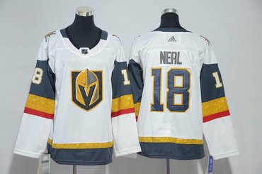 Vegas Golden Knights 18 James Neal White Adidas Jersey