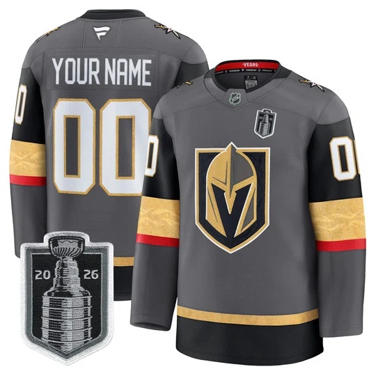 Vegas Golden Knights 2026 Stanley Cup Patch Premium Custom Jersey -   All Stitched