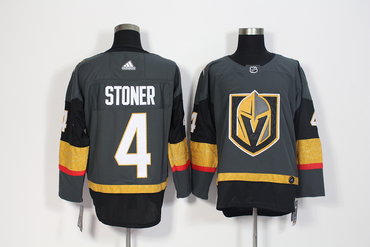 Vegas Golden Knights 4 Clayton Stoner Gray Adidas Jersey