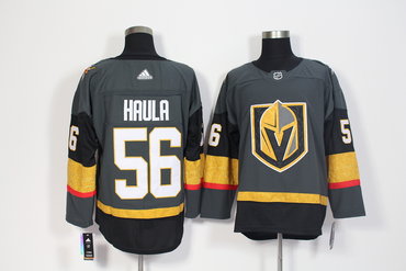 Vegas Golden Knights 56 Erik Haula Gray Adidas Jersey