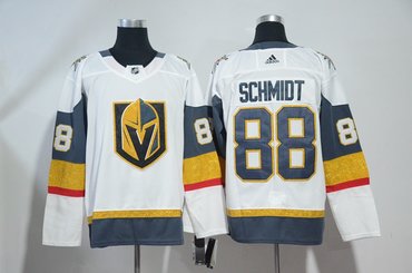 Vegas Golden Knights 88 Nate Schmidt White Adidas Jersey