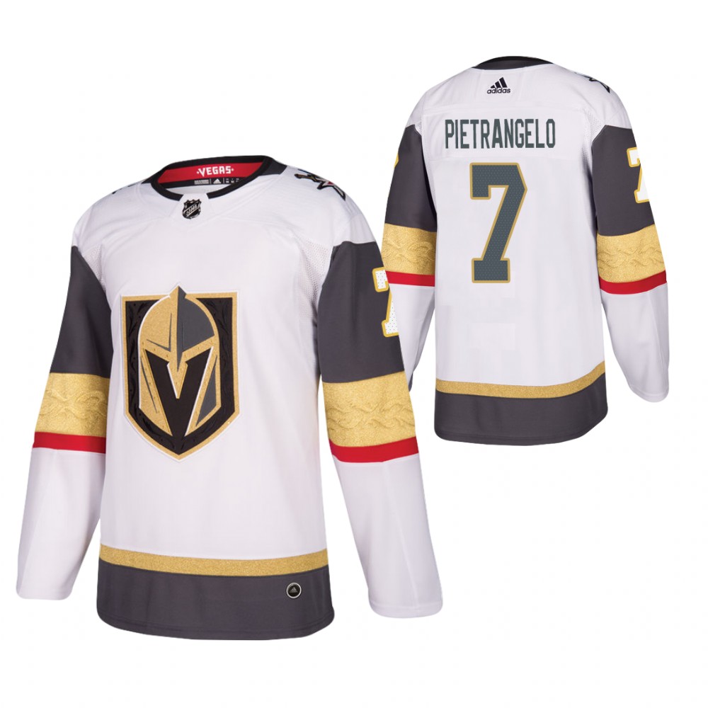 Vegas Golden Knights Alex Pietrangelo White 2020-21 Away Authentic Player Jersey