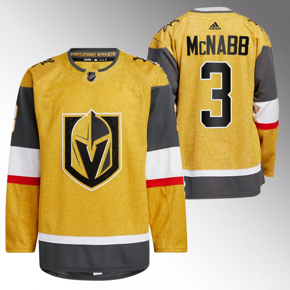 Vegas Golden Knights Brayden McNabb Gold 2022-23 Home Authentic Jersey