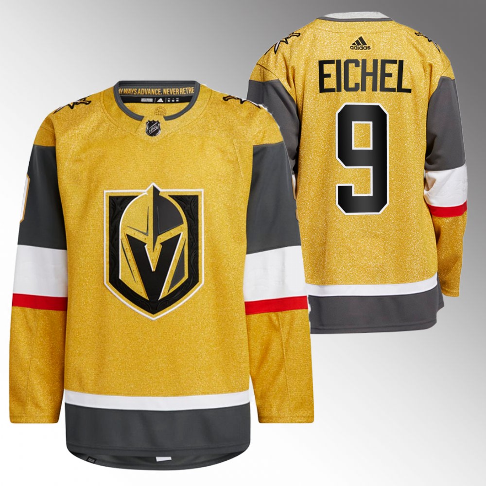 Vegas Golden Knights Jack Eichel Gold 2022-23 Home Authentic Jersey