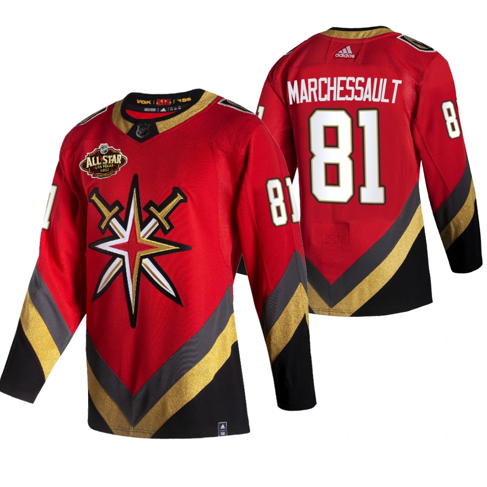Vegas Golden Knights Jonathan Marchessault Red 2022 All-Star Reverse Retro Jersey