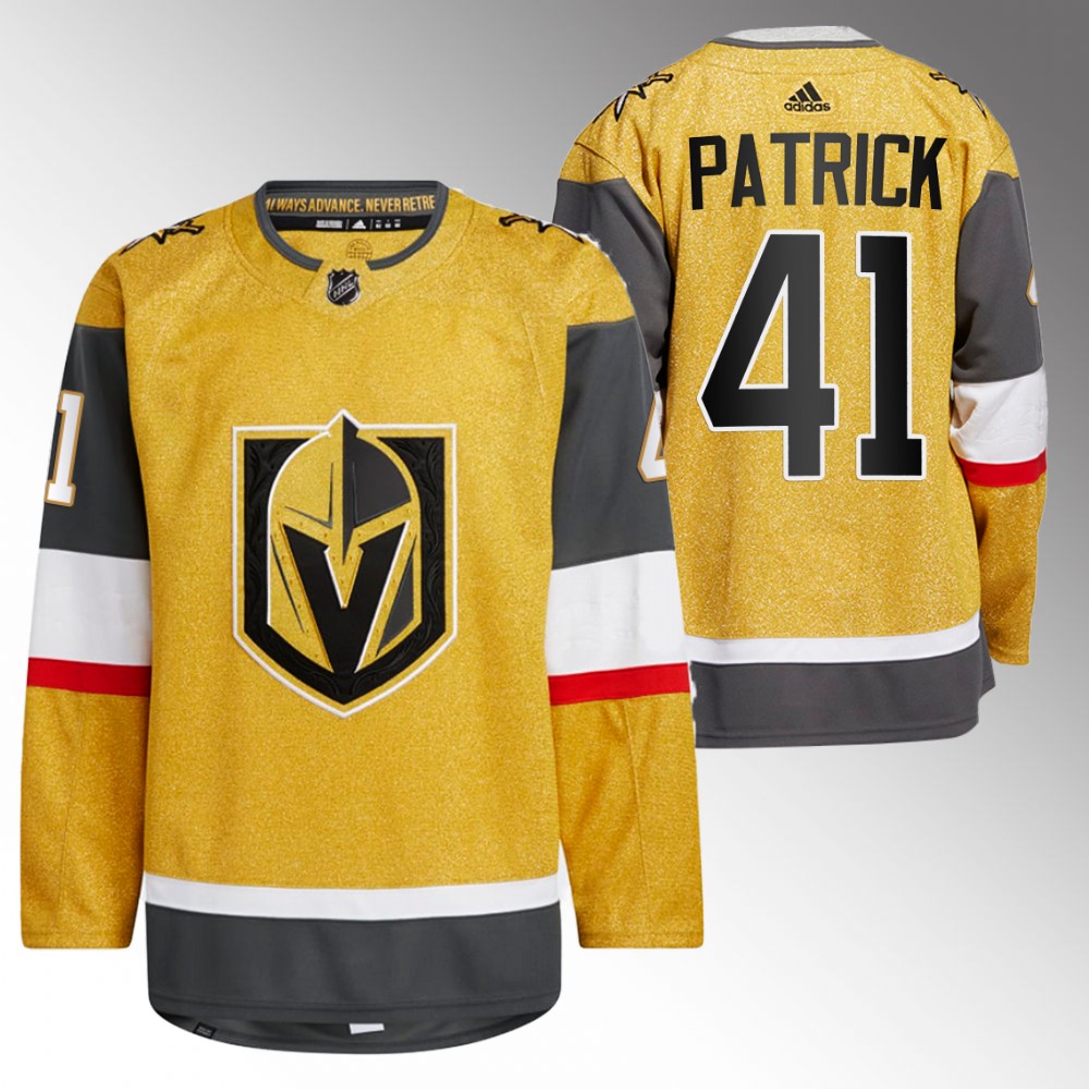 Vegas Golden Knights Nolan Patrick Gold 2022-23 Home Authentic Jersey
