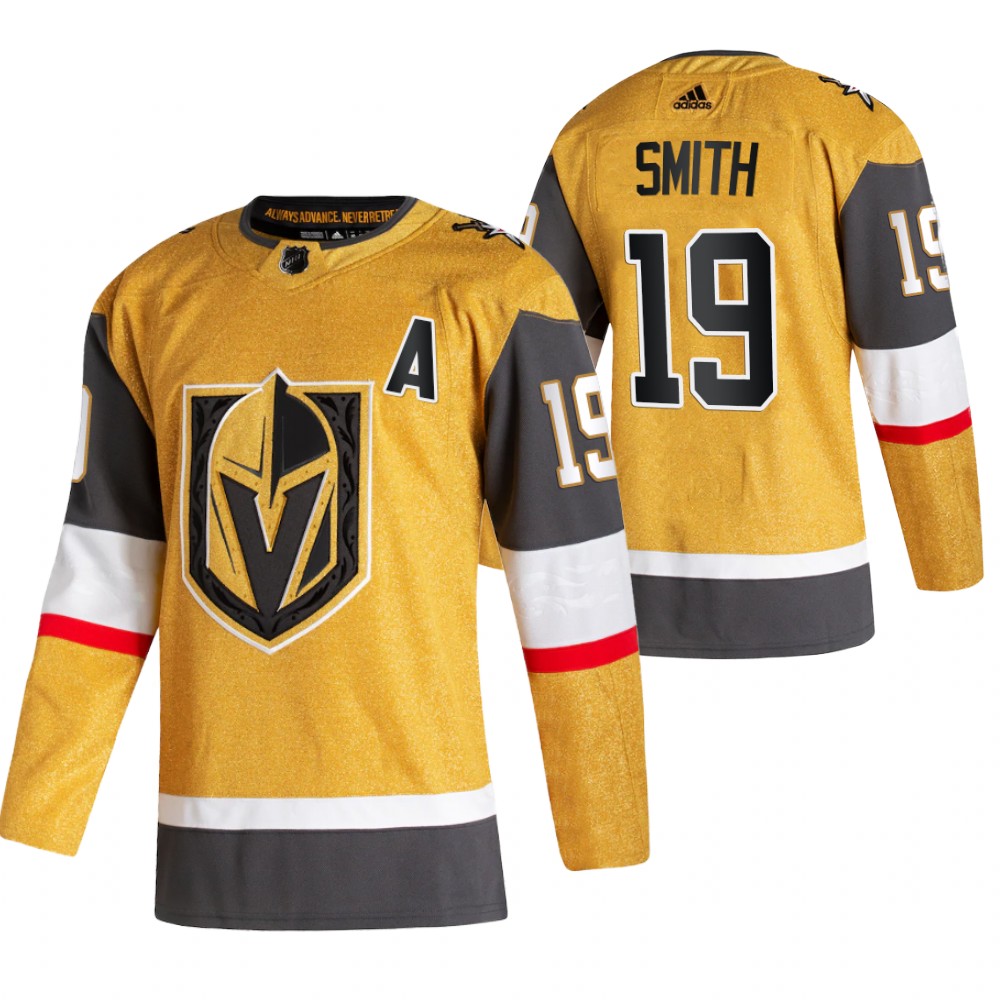 Vegas Golden Knights Reilly Smith Gold 2020-21 Alternate Authentic Player Jersey