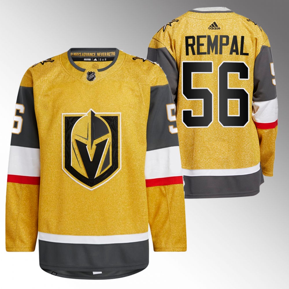 Vegas Golden Knights Sheldon Rempal Gold 2022-23 Home Authentic Jersey