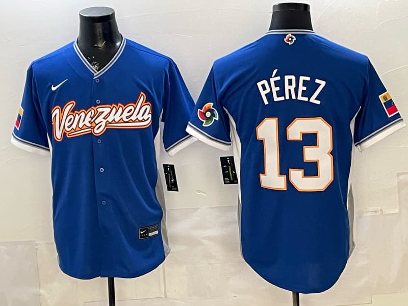 Venezuela Baseball Nike 2026  Baseball Jersey  13 PEREZ