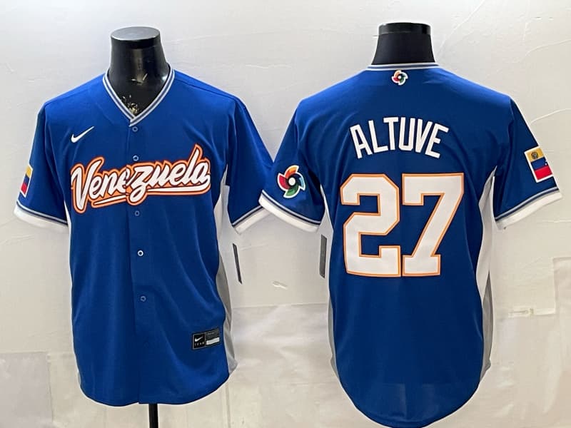 Venezuela Baseball Nike 2026  Baseball Jersey  27 ALTUVE