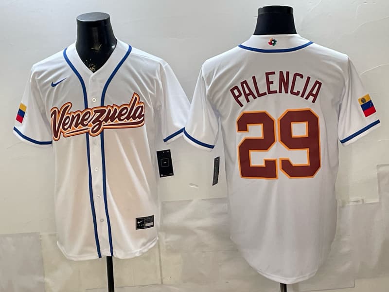 Venezuela Baseball Nike 2026  Baseball Jersey  29 PALENCIA
