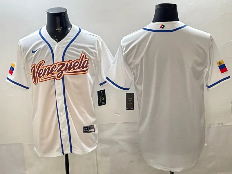 Venezuela Baseball Nike 2026 World Baseball Classic Road  Stadium Jersey