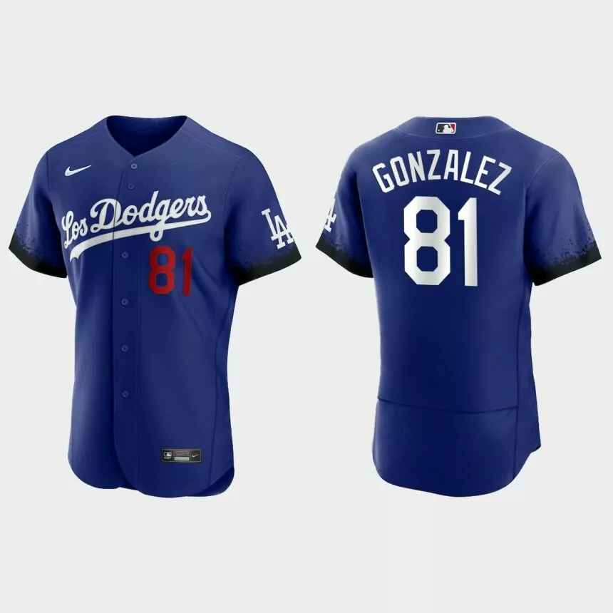 Victor Gonzalez Los Angeles Dodgers 2021 City Connect Authentic Jersey – Royal